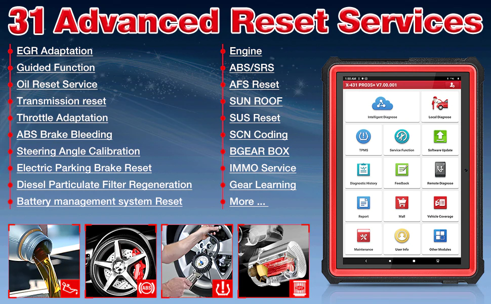 LAUNCH X431 PRO3S+ Full Systems Online ECU Coding Diagnostic Scanner-2