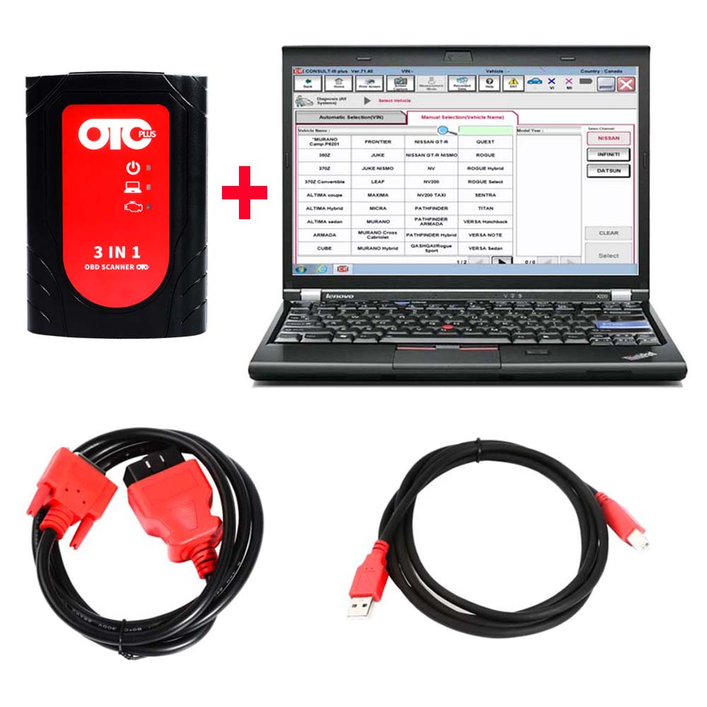 Nissan Consult 3 Plus + Toyota ITS + VOLVO VIDA DICE OTC Plus 3 in 1-9